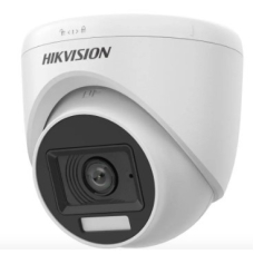 2 МП Turbo HD Smart Hybrid Light відеокамера з мікрофоном Hikvision DS-2CE76D0T-LPFS (2.8мм)