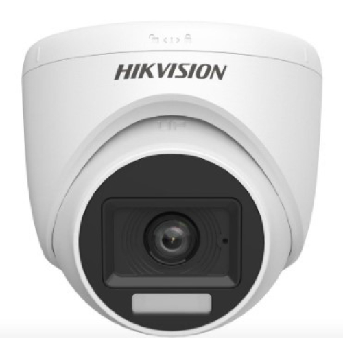 2 МП Turbo HD Smart Hybrid Light видеокамера с микрофоном Hikvision DS-2CE76D0T-LPFS (2.8мм)