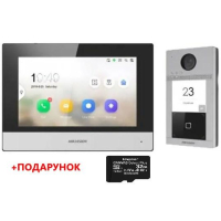 Комплект IP домофону Hikvision DS-KIS604-P