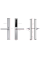 PES Aston сірий смарт замок з нержавіючої сталі